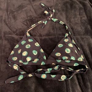 Women’s Navy Halter Bathing Suit Top Size M